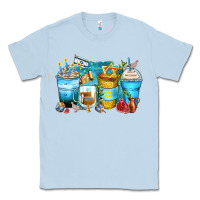Dusty Blue hanukkah coffee cups Classic Tee - Zillion Design Studio