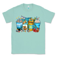 Seafoam hanukkah coffee cups Classic Tee - Zillion Design Studio