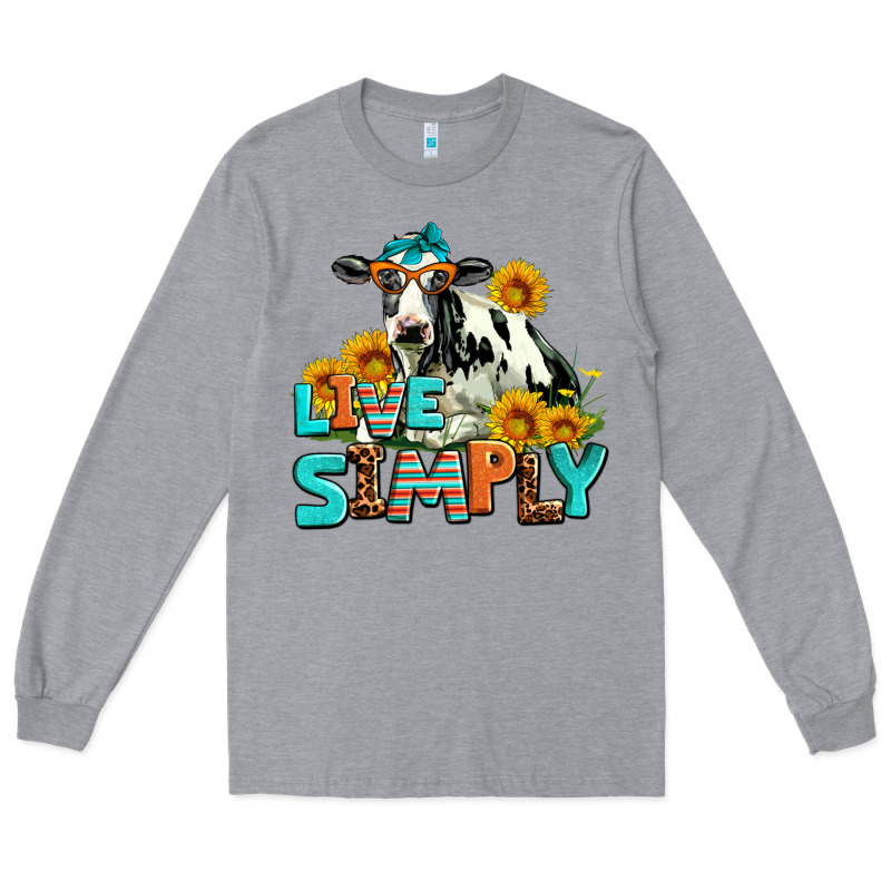 Live Simply Long Sleeve Tee by AdoDesignShop | Teevron