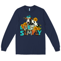 Navy live simply Long Sleeve Tee - AdoDesignShop
