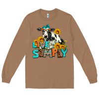 Toasted Coconut live simply Long Sleeve Tee - AdoDesignShop