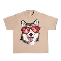 Burro husky with love glasses Urban Heavy Tee - RanaPortraitStore