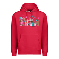 Cardinal nail tech coffee cups Premium Hoodie - NancyCooperArtShop