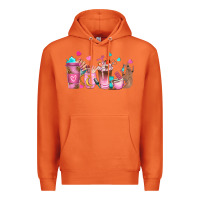 Carrot nail tech coffee cups Premium Hoodie - NancyCooperArtShop