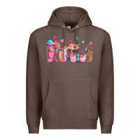 Coffee nail tech coffee cups Premium Hoodie - NancyCooperArtShop