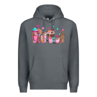 Rock nail tech coffee cups Premium Hoodie - NancyCooperArtShop