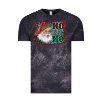 Cloud Black Santa Ho Ho Ho Vintage Tee - RanaPortraitStore