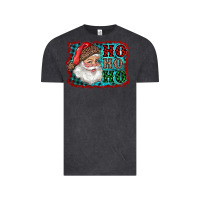 Vintage Black Santa Ho Ho Ho Vintage Tee - RanaPortraitStore