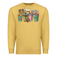 Antique Gold faith coffee cups Premium Sweatshirt - NancyCooperArtShop