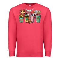 Cardinal faith coffee cups Premium Sweatshirt - NancyCooperArtShop