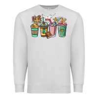 Dove Grey faith coffee cups Premium Sweatshirt - NancyCooperArtShop