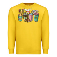 Lemon faith coffee cups Premium Sweatshirt - NancyCooperArtShop