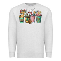 Oatmeal Heather faith coffee cups Premium Sweatshirt - NancyCooperArtShop