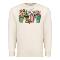 Sandshell faith coffee cups Premium Sweatshirt - NancyCooperArtShop