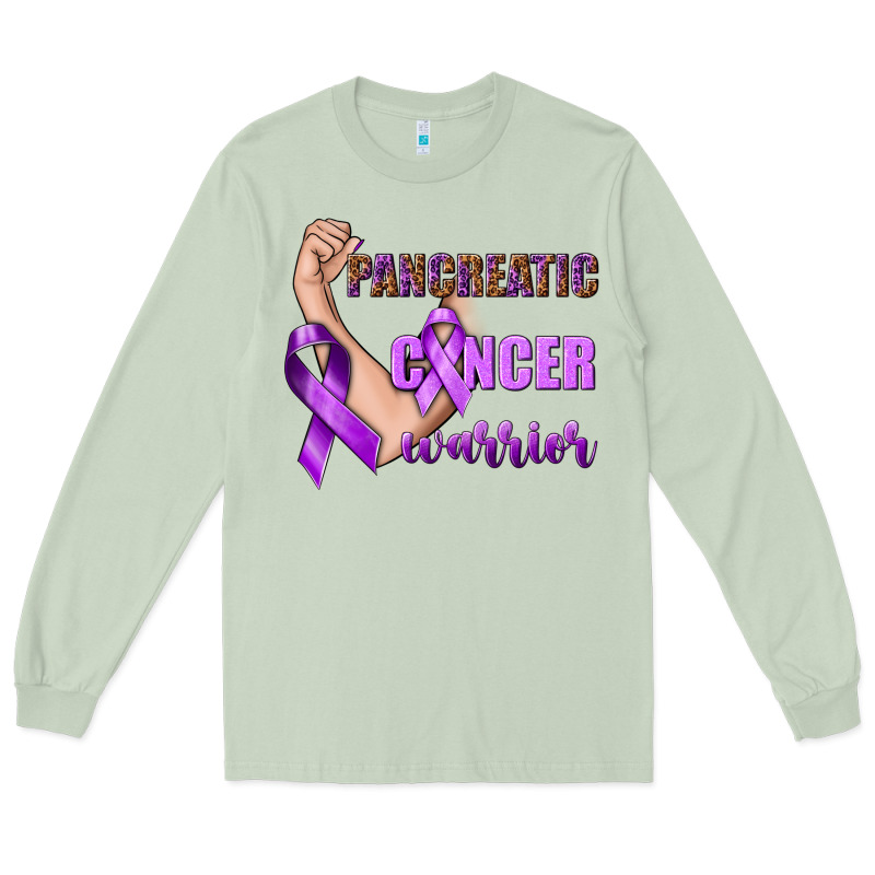 Pancreatic Cancer Warrior Long Sleeve Tee by texasbilliewilder | Teevron