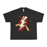 Pigment Black baseball lightning bolt Urban Heavy Tee - Zillion Design Studio