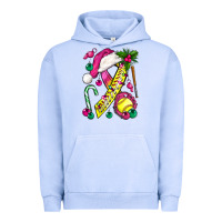 Pigment Grape Ice Pink Christmas Breast Cancer Ribbon Softball Urban Hoodie - BundleAndBundleShop