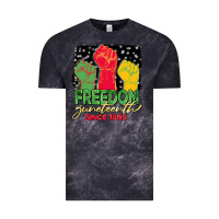 Cloud Black freedom juneteenth since 1865 Vintage Tee - BarkalooDesign