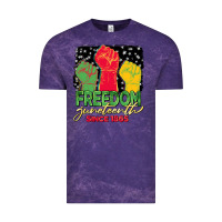 Cloud Purple freedom juneteenth since 1865 Vintage Tee - BarkalooDesign