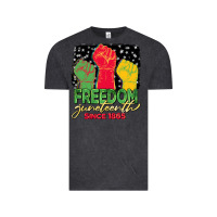 Vintage Black freedom juneteenth since 1865 Vintage Tee - BarkalooDesign