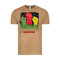 Vintage Camel freedom juneteenth since 1865 Vintage Tee - BarkalooDesign
