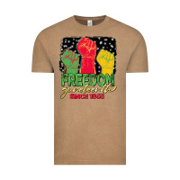 Vintage Coffee freedom juneteenth since 1865 Vintage Tee - BarkalooDesign