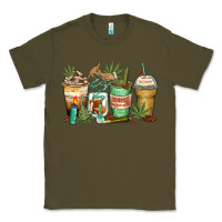 Army Green highly caffeinated coffee cups Classic Tee - Zillion Design Studio