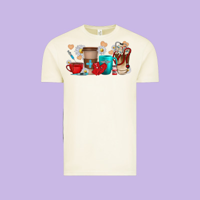 Vintage Tee Nurse coffee cups