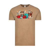 Vintage Coffee Nurse coffee cups Vintage Tee - texasbilliewilder