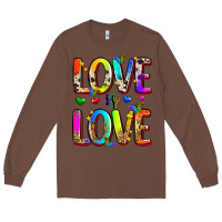 Chestnut love is love Long Sleeve Tee - Zillion Design Studio