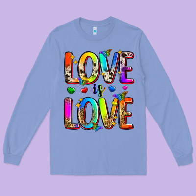 Love Is Love Long Sleeve Tee Designed By Zillion Design Studio