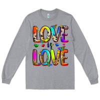 Heather Grey love is love Long Sleeve Tee - Zillion Design Studio
