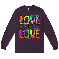Plum love is love Long Sleeve Tee - Zillion Design Studio