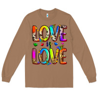 Toasted Coconut love is love Long Sleeve Tee - Zillion Design Studio