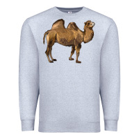 Heather Grey Camel Premium Sweatshirt - LillyAllenDesigns