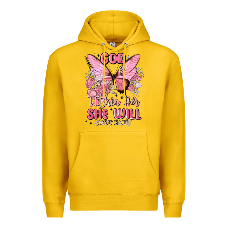 God Is Within Her She Will Not Fail Premium Hoodie by MaliasSmallBusiness | Teevron