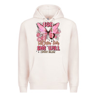 Pale Pink god is within her she will not fail Premium Hoodie - MaliasSmallBusiness