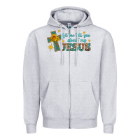 Heather Grey let me tell you about my jesus Zipper Hoodie - HRA Design Shop