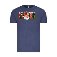 Vintage Denim Western Noel Santa Claus Vintage Tee - RanaPortraitStore