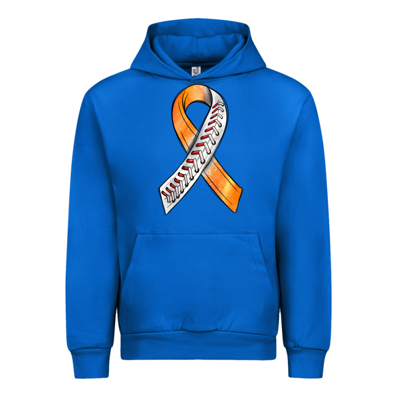 Kidney Cancer Ribbon Baseball Urban Hoodie by BundleAndBundleShop | Teevron