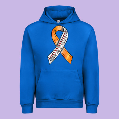 Kidney Cancer Ribbon Baseball Urban Hoodie Designed By Bundleandbundleshop