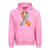 Fuchsia Pink Kidney Cancer Ribbon Baseball Urban Hoodie - BundleAndBundleShop