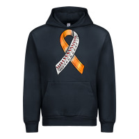 Navy Kidney Cancer Ribbon Baseball Urban Hoodie - BundleAndBundleShop