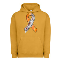 Pigment Peanut Butter Kidney Cancer Ribbon Baseball Urban Hoodie - BundleAndBundleShop