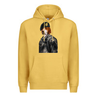Antique Gold Pet Portraits, Custom Pet Portraits, Renaissance Pet Portraits, Custom Premium Hoodie - RanaPortraitStore