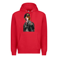 Red Pet Portraits, Custom Pet Portraits, Renaissance Pet Portraits, Custom Premium Hoodie - RanaPortraitStore