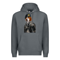 Rock Pet Portraits, Custom Pet Portraits, Renaissance Pet Portraits, Custom Premium Hoodie - RanaPortraitStore