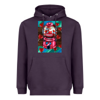 Plum candy machine  with heart candies  air Heavyweight Hoodie - AdoDesignShop