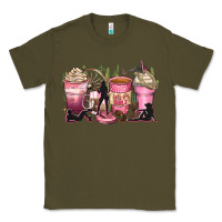 Army Green let's go girls coffee cups Classic Tee - Zillion Design Studio