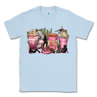 Dusty Blue let's go girls coffee cups Classic Tee - Zillion Design Studio